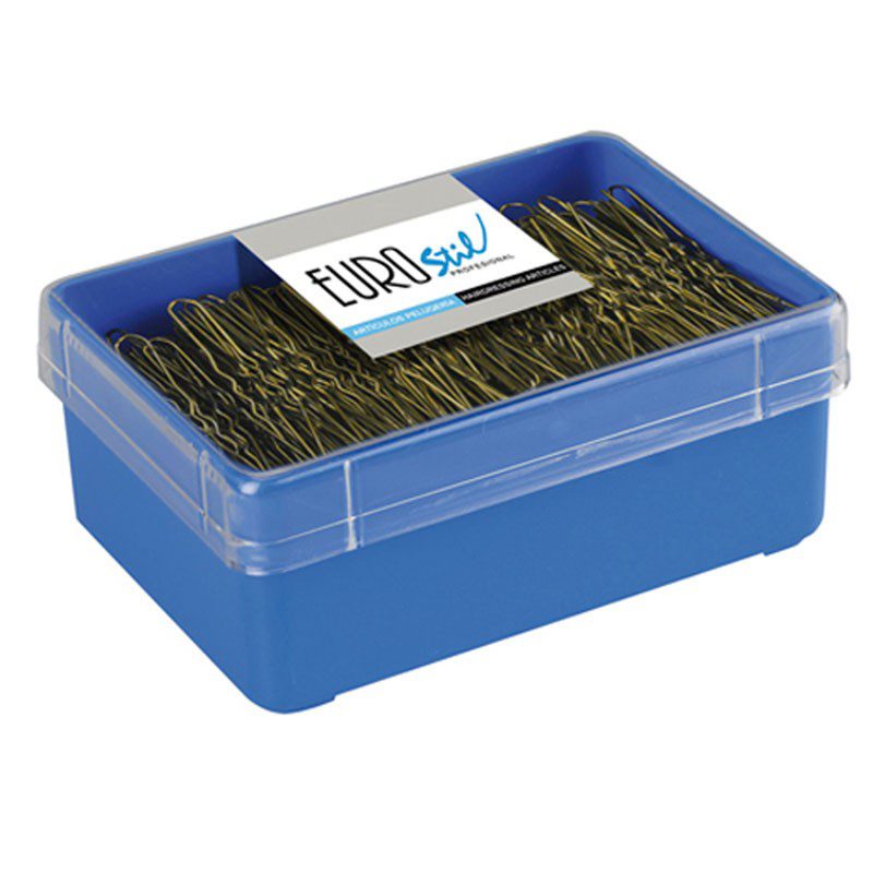 Horquillas Clips Invisibles 5,5 cms. Eurostil 01616, Caja 400 Uds