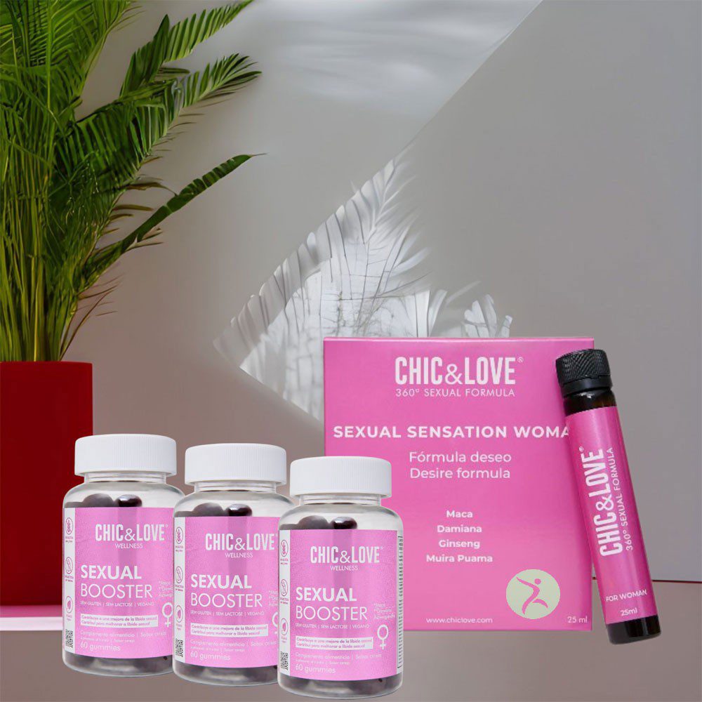 Kit Sexual Mujeres, Tratamiento Choque Elixir 360º Chic & Love