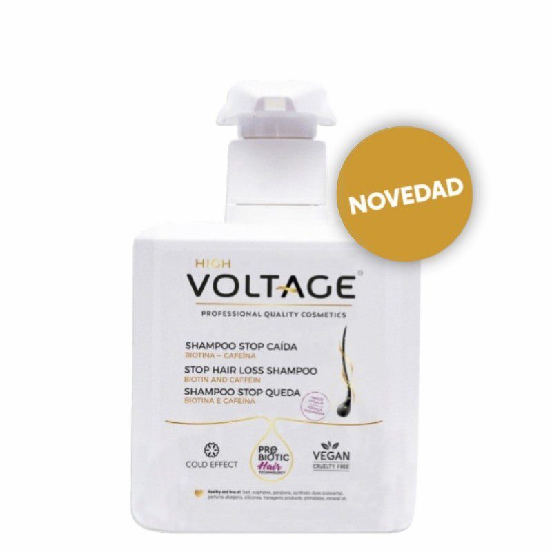 Champú Stop Caída Efecto Frío Voltage Cosmetics  500 ml