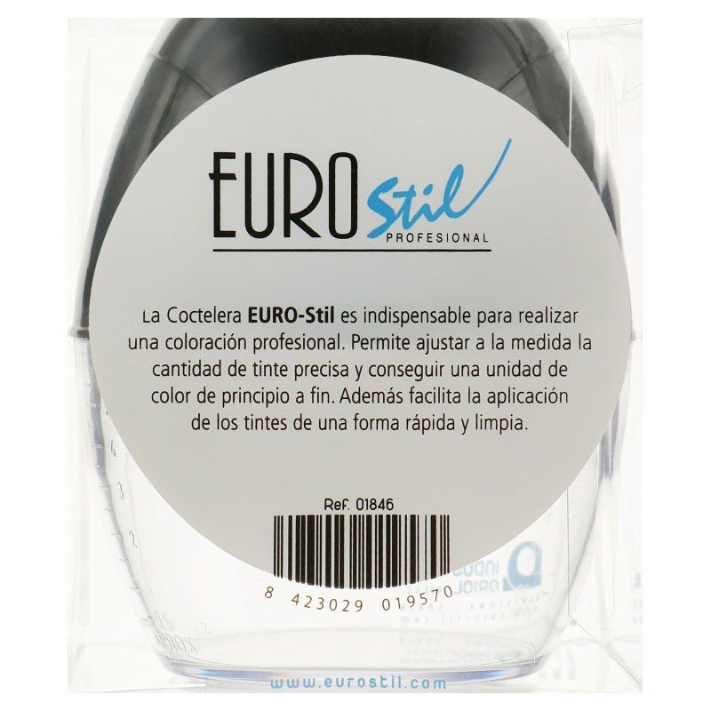 Batidora / Coctelera para Tinte Graduada, 160 ml Eurostil