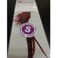 Extensión pluma. 3 Uds. Talla S. Rojo