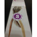 Extensión pluma. 3 Uds. Talla S. Caramelo