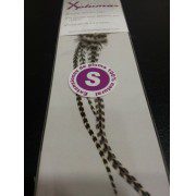 Extensión pluma. 3 Uds. Talla S. Blanco y negro 
