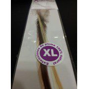 Extensión pluma. 3 Uds. Talla XL. Caramelo