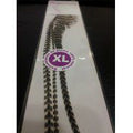 Extensión pluma. 3 Uds. Talla XL. Blanco y negro