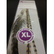 Extensión pluma. 3 Uds. Talla XL. Canela