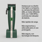 Máquina Cortapelos Cocoo Veloce Lite Clipper Verde-Blanco Edición Limitada