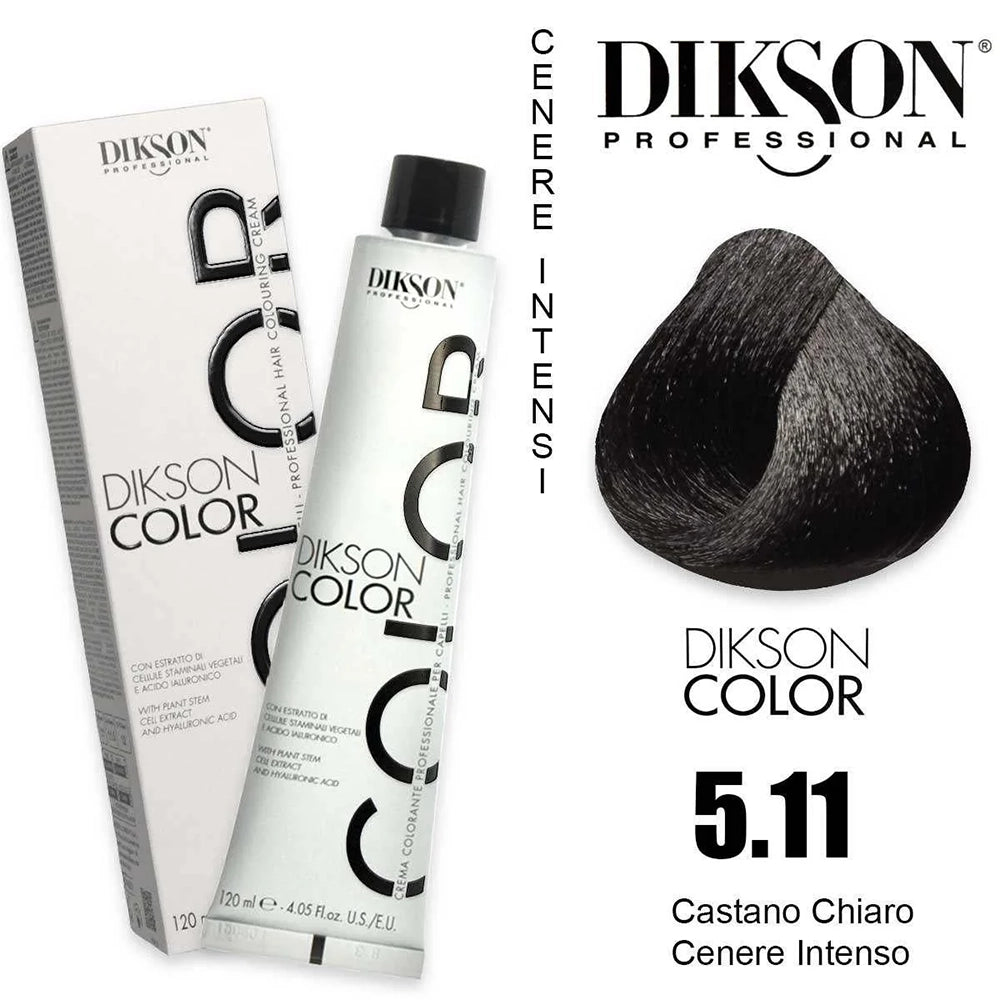 Tinta Dikson Color Coloração Permanente Tons Cinza Intenso 120ml