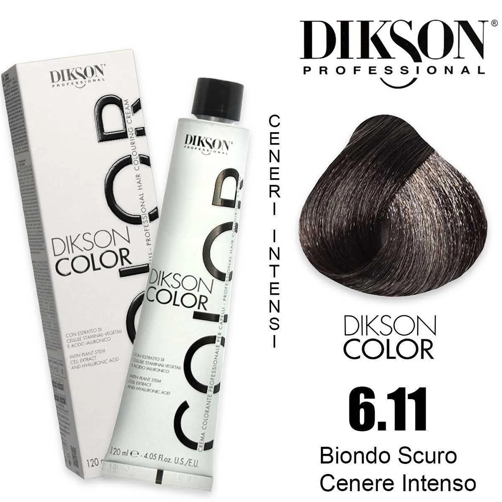 Tinta Dikson Color Coloração Permanente Tons Cinza Intenso 120ml