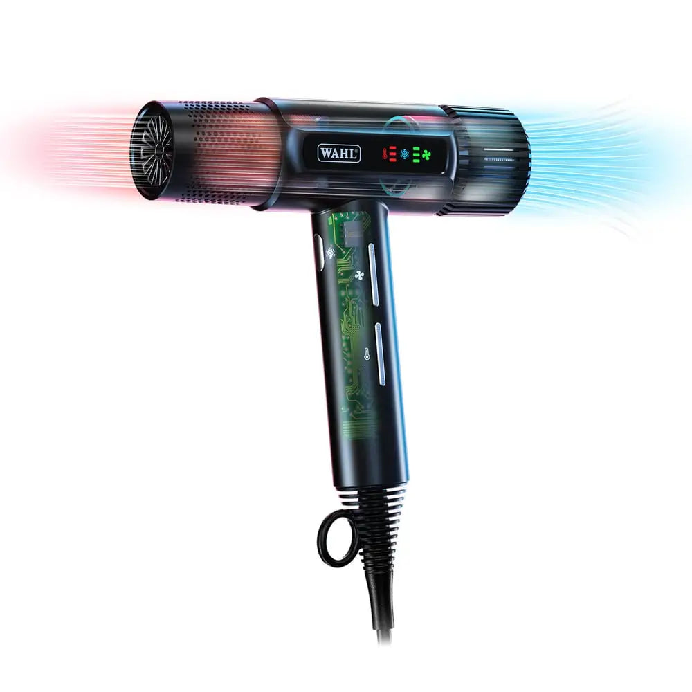 Wahl Vanquish Negro Secador de Pelo Digital de Alta Velocidad Edición Limitada