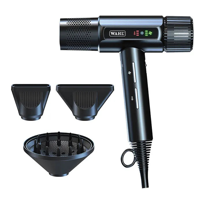Wahl Vanquish Negro Secador de Pelo Digital de Alta Velocidad Edición Limitada