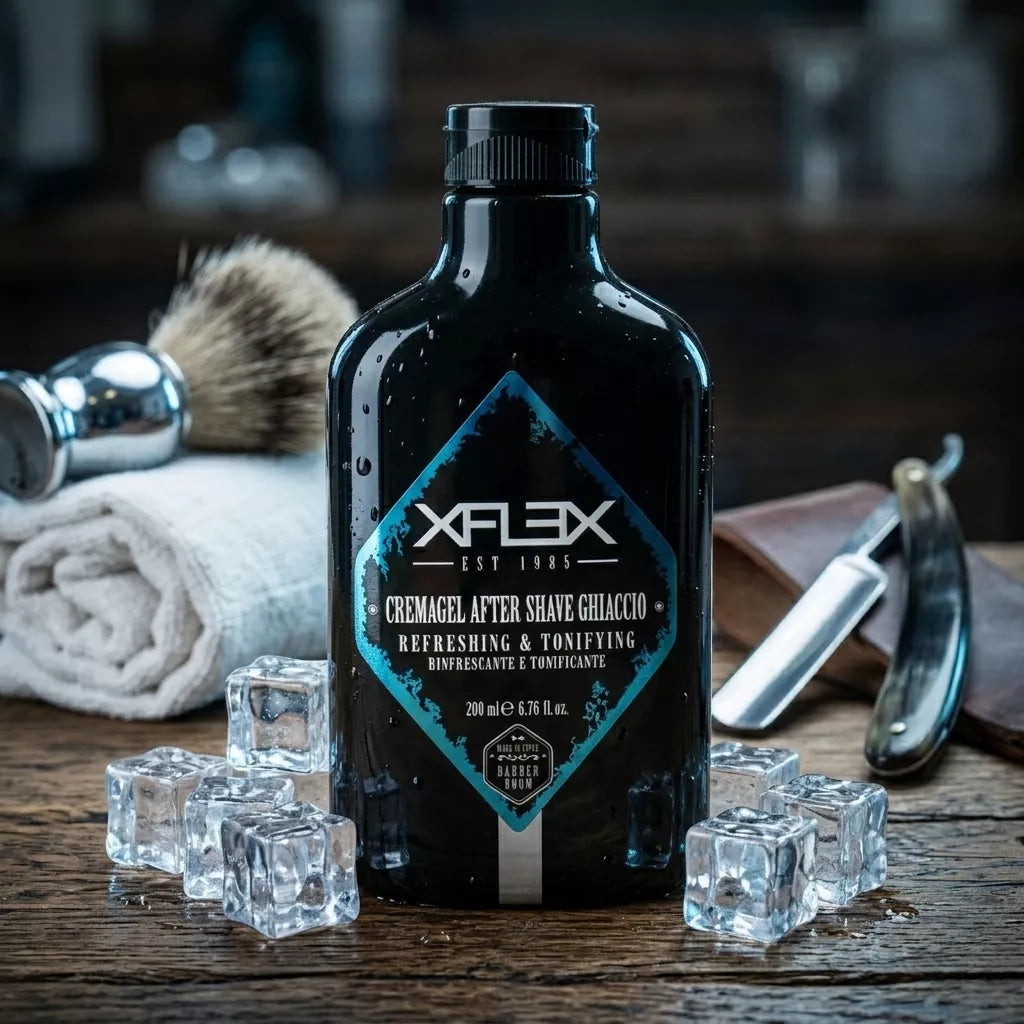 Aftershave en Crema Hielo Edelstein X-Flex Refrescante y Tonificante con Mentol