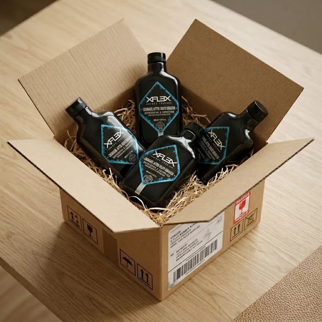 Aftershave en Crema Hielo Edelstein X-Flex Refrescante y Tonificante con Mentol