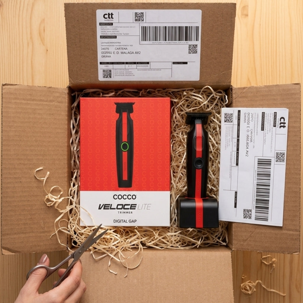Perfiladora Cocco Veloce Lite Trimmer Negra-Roja Edición Limitada