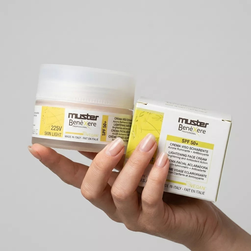 Muster Benexere 225V Skin Light SPF 50+ Crema Facial Aclaradora para Piel Grasa