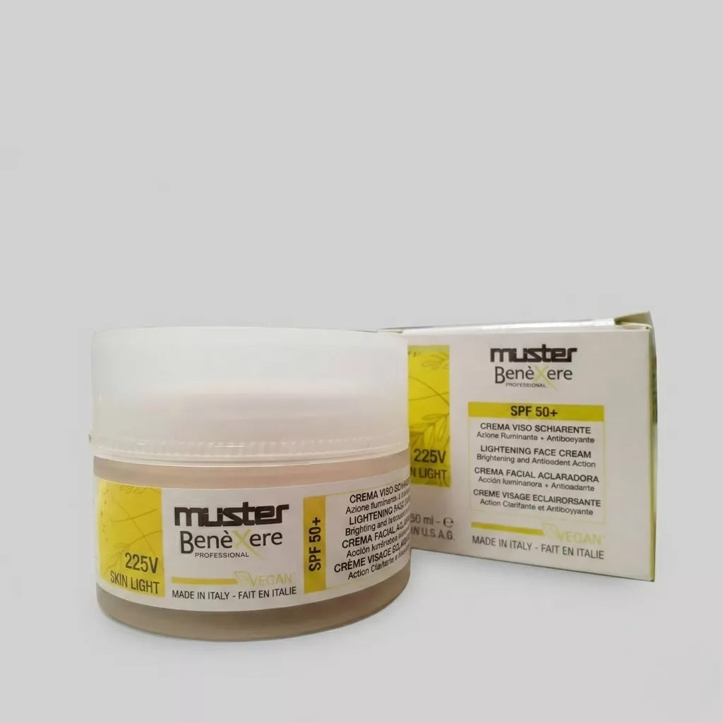 Muster Benexere 225V Skin Light SPF 50+ Crema Facial Aclaradora para Piel Grasa