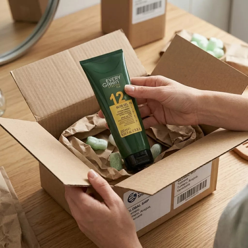 EveryGreen Styling Gel Adhesivo Fijación Fuerte y Natural sin Siliconas 250ml