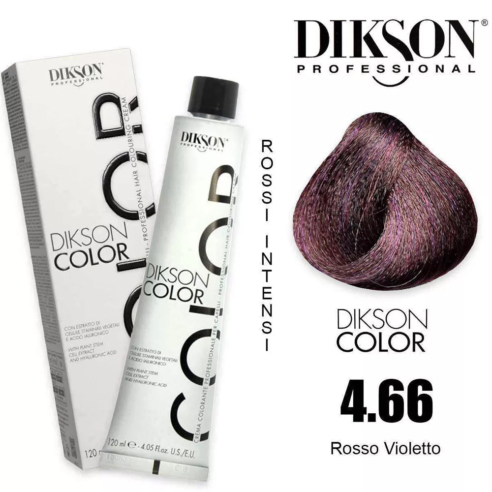 Tinte Dikson Color Coloración Permanente Colores Rojo Intenso 120ml