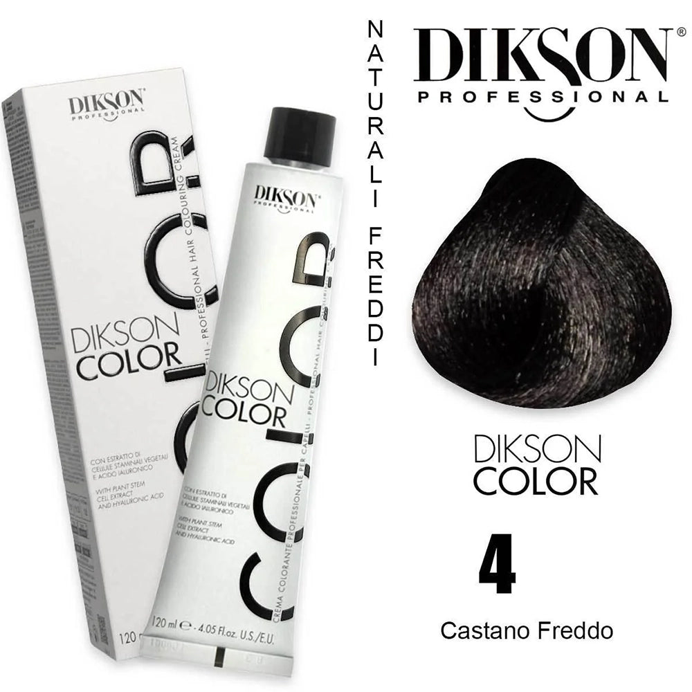 Tinta Dikson Color Coloração Permanente Cores Naturais Frias 120 ml