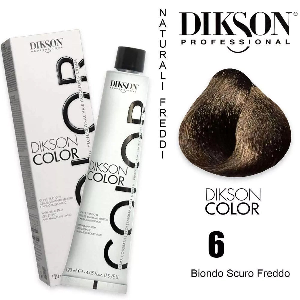 Tinta Dikson Color Coloração Permanente Cores Naturais Frias 120 ml