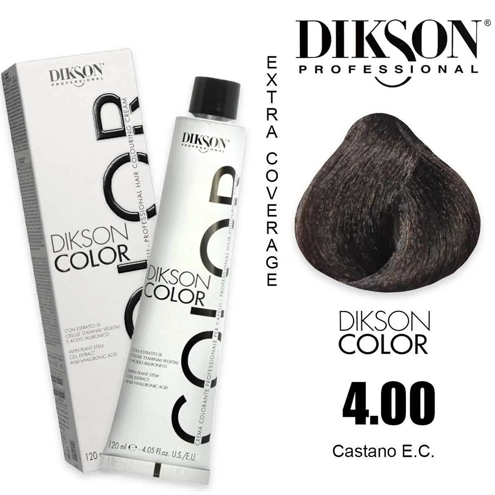 Tinte Dikson Color Coloración Permanente con Ácido Hialurónico Colores Naturales Extra Cobertura 120ml