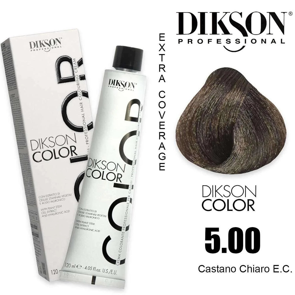 Tinte Dikson Color Coloración Permanente con Ácido Hialurónico Colores Naturales Extra Cobertura 120ml