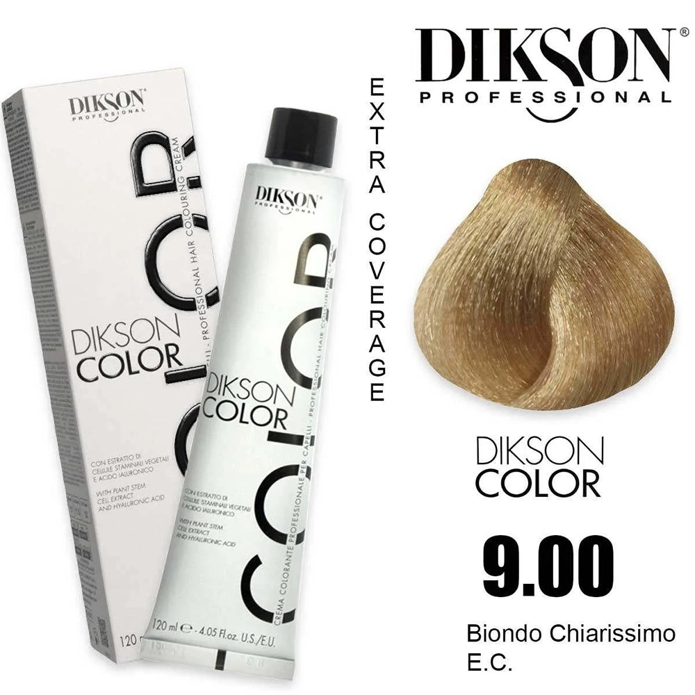 Tinte Dikson Color Coloración Permanente con Ácido Hialurónico Colores Naturales Extra Cobertura 120ml